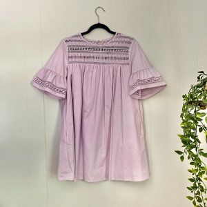 NWT English Factory Lace Detail Mini Dress - Size S